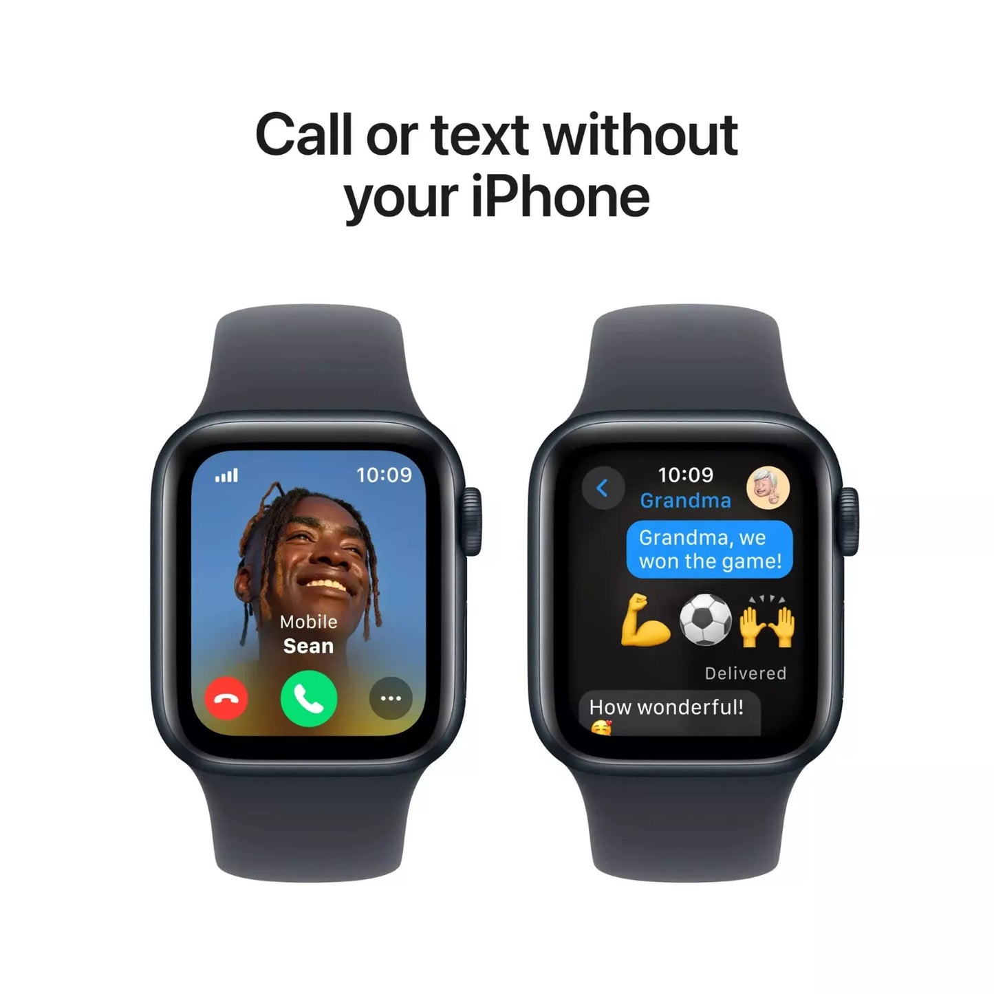 Apple Watch SE 2nd Gen (2024) 40mm (GPS + Cellular) Aluminum Case Sport Band