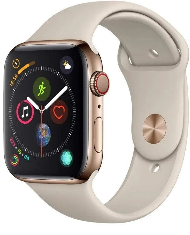 Apple Watch Series 4 40mm 44mm GPS + WIFI + LTE UNLOCKED Stainless Steel - Good