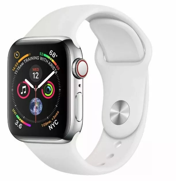 Apple Watch Series 4 40mm 44mm GPS + WIFI + LTE UNLOCKED Stainless Steel - Good